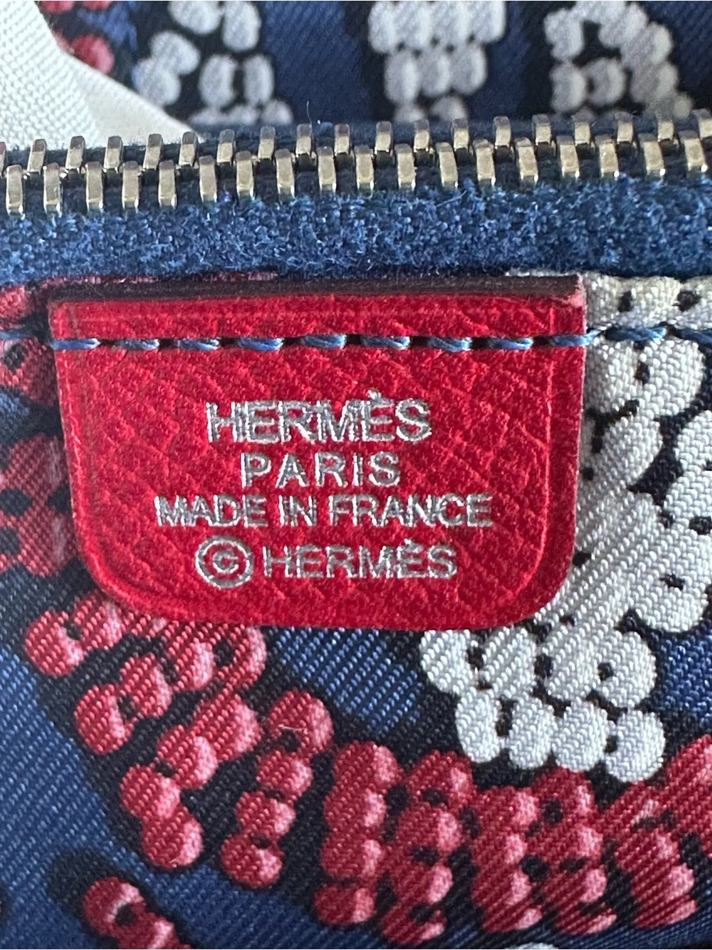 Hermès Azap Silk’In Red Epsom Leather Long Wallet P Stamp 2012